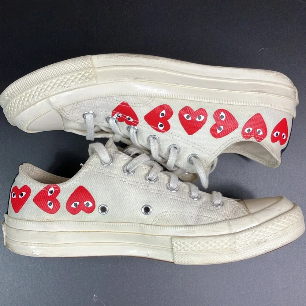 Converse x Comme Des Garçons Play Chuck 70 Sneaker Shoes‎ Unisex M 6 / W 8 - Picture 9 of 13
